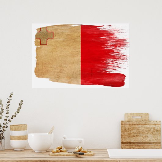 Affiches du drapeau maltais (Cuisine)