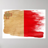 Affiches du drapeau maltais (Devant)