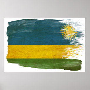 Affiches du drapeau rwandais