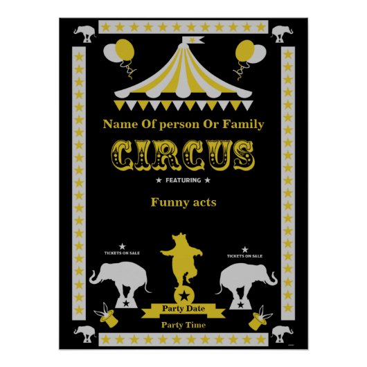 Affiches Et Cartes De Cirque (Devant)