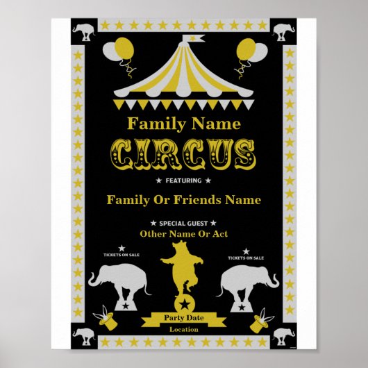 Affiches Et Cartes De Cirque (Devant)