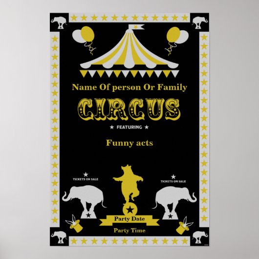 Affiches Et Cartes De Cirque (Devant)