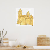 Affiches et impressions du château de sable (Cuisine)