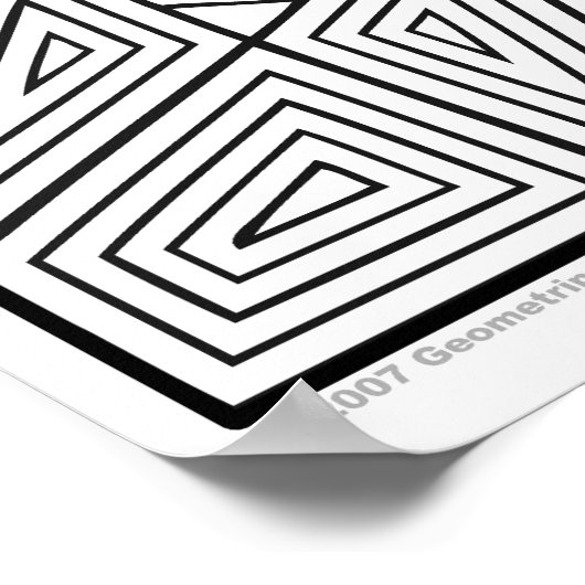 Affiches Géométrip : #R1-2 (Coin)