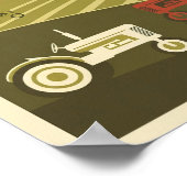 Affiches Impression de Scène de Ferme Vintage (Coin)