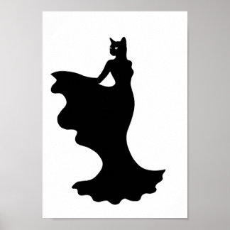 Affiches Mode Animal Noir et Blanc