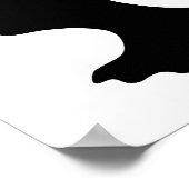 Affiches Mode Animal Noir et Blanc (Coin)