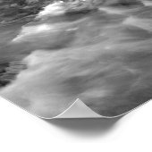 Affiches "Mountain River" en noir et blanc (Coin)