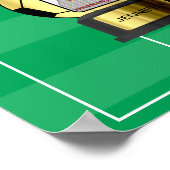 Affiches personnalisables de l'équipe de football (Coin)
