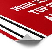 Affiches personnalisées de basket-ball des garçons (Coin)