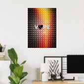 Affiches Premium Vape Heart Retro (Bureau à domicile)