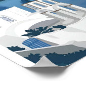 Affiches rétrospectives des voyages en Grèce vinta (Coin)