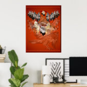 Affiches sur le visage de Dream Catcher Hawk (Bureau à domicile)
