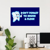 Affiches sur l'hygiène dentaire (Bureau à domicile)