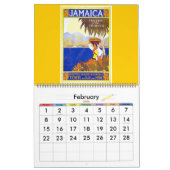 Affiches Vintage voyage Calendrier (Feb 2026)