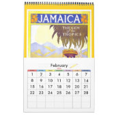 Affiches Vintage voyage Calendrier Plain (Feb 2026)