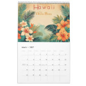 Affiches Vintage voyage du calendrier Hawaii 2025 (Mar 2027)