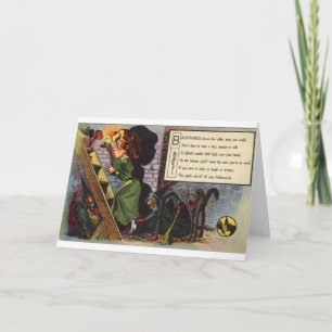 Affiches vintages de classique de cartes de voeux