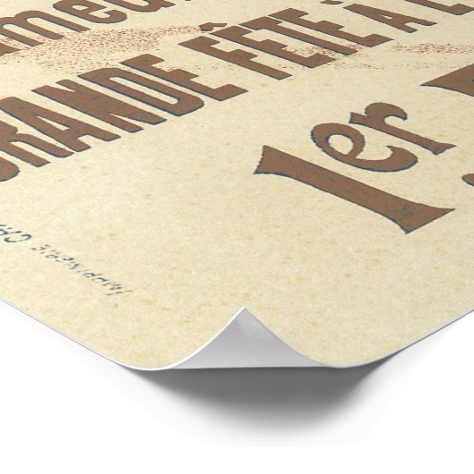 Affiches vintages en français - l'Opéra (Coin)