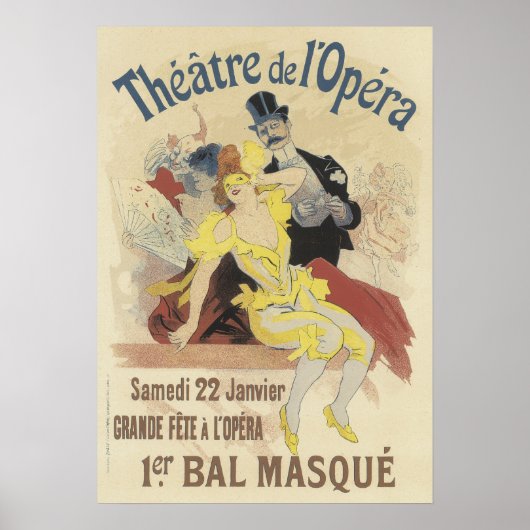 Affiches vintages en français - l'Opéra (Devant)