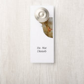 Affichette De Porte 文字　カスタマイズ　Don't disturb (Sur le bouton)
