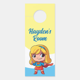 Affichette De Porte Adorable Stance Supergirl