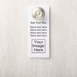 Affichette De Porte Ajouter votre logo