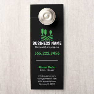 Affichette De Porte Aménagement de jardin Arbres verts entretien de pe