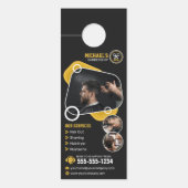 Affichette De Porte Barbershop tendance Coiffeuse coiffeuse coiffeuse (Devant)