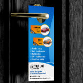 Affichette De Porte Blue Modern Luxe Location De Voiture Automobile Lo