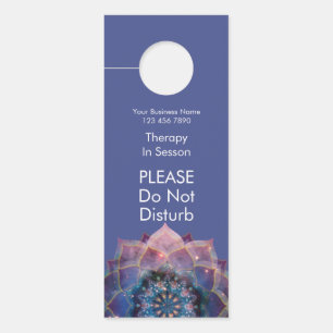 Affichette De Porte Boho Nebula Bloom Conception de Mandala