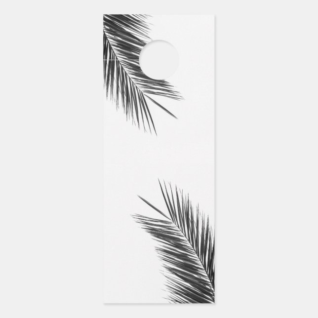 Affichette De Porte Branche de palmier (Devant)