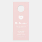 Affichette De Porte Brouiller la typographie rétro Bold ne dérangent p (Dos)