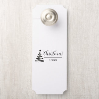 Affichette De Porte Cadeau de Noël personnalisé T-Shirt moderne person