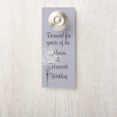 Affichette De Porte Chambre Hôtel mariage Réservée (Sur le bouton)