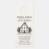 Affichette De Porte Charme Rustique Agent Immobilier Maison Photo (Devant)