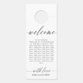 Affichette De Porte Chh Calligraphie Délicate Ne Dérangent Pas Le Mari (Dos)