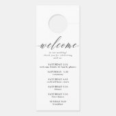 Affichette De Porte Chh Calligraphie Délicate Ne Dérangent Pas Le Mari (Dos)