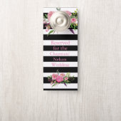 Affichette De Porte Chic Mariage Invité Chambre Réservée Signal (Sur le bouton)