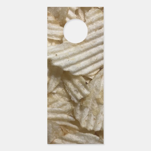 Affichette De Porte Chips de pommes de terre (Devant)