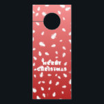 Affichette De Porte Christmas Snowman<br><div class="desc">Joyeux Noël !</div>