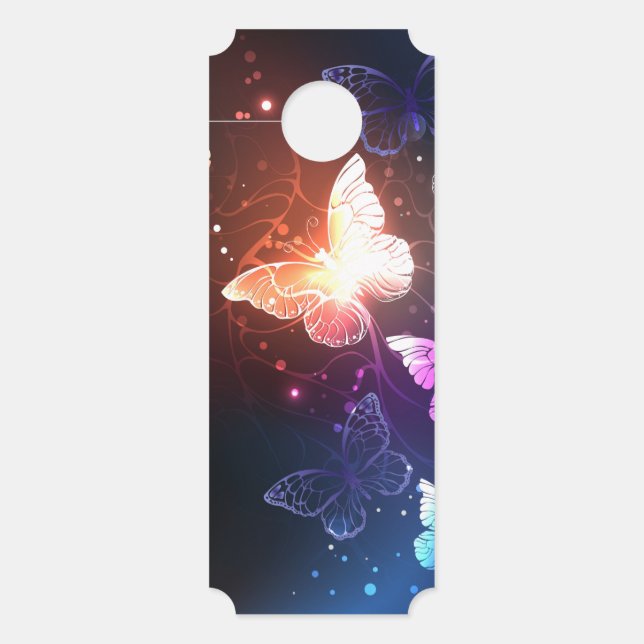 Affichette De Porte Clowing Night Butterflies (Devant)