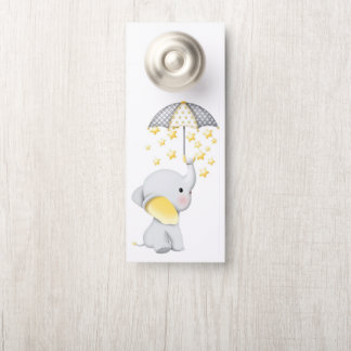 Affichette De Porte Colgador para puertas osito baby