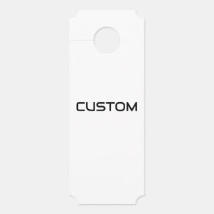 Affichette De Porte Concevez votre propre billet grand format 10,8 x 2