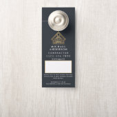 Affichette De Porte Construction du créateur de devis Blue Estimate Co (Sur le bouton)