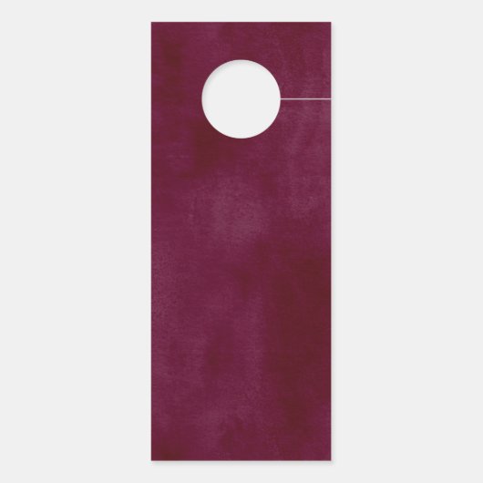 Affichette De Porte Country Bloom Funny Mariage Invité Ne Disturbe Pas (Dos)