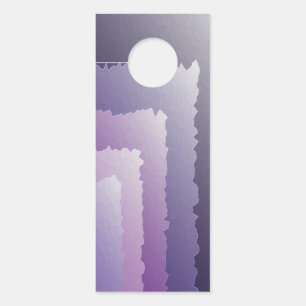 Affichette De Porte cristaux violets