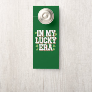 Affichette De Porte Dans Ma Lucky Era Saint Patrick's Day Cadeau famil