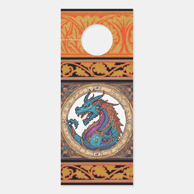 Affichette de porte de dragon (Devant)