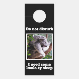 Affichette de porte de Koala-ty Sleep
